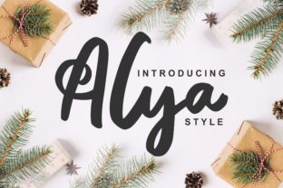 Alya Script Handwritten Fonts for Modern Brand Identity