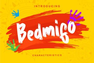 Bedmifo: The Bold Dry Brush Script for High-Impact Campaigns