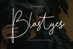Blastyes: The Elegant Signature Script for Handmade Creators