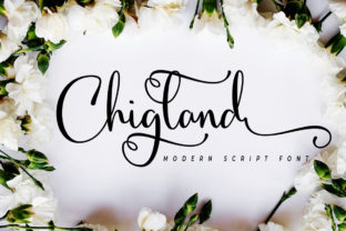 Chigland: The Sweet Script Font for Bold Campaigns