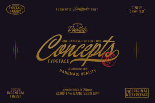 Concepts Typeface: A Handmade Script for Digital Design