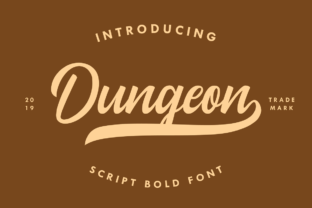 Dungeon: A Vintage Script Typeface for Authentic Branding