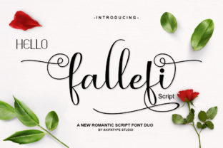 Fallefi Typeface: A Romantic Script for Modern Editorial Design