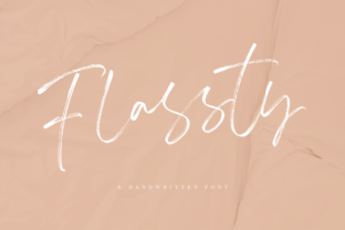 Flassty: The Casual Script Typeface for Editorial Design