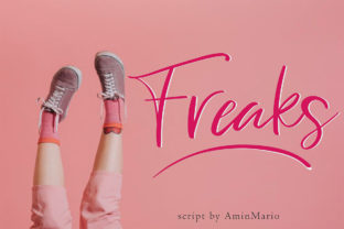 Freaks Script Handwritten Fonts for Modern Digital Branding