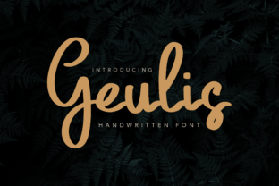 Geulis: The Modern Script Typeface for Digital Branding