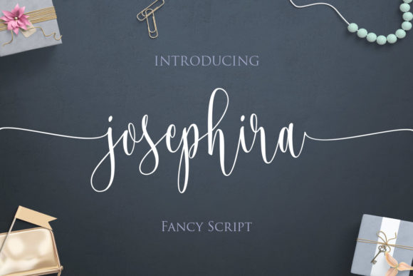 Josephira: A Script Handwritten Typeface for Personal Editorial Design