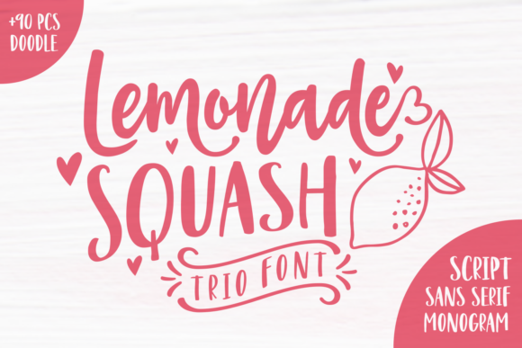 Lemonade Squash: The Perfect Handwritten Font for Creative Brands