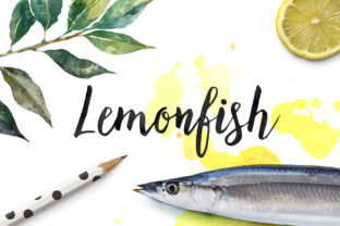Lemonfish: A Handwritten Script for Editorial Design