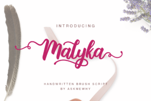 Malyka: The Sweet Script Handwritten Font for Standout Branding