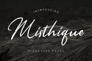 Misthique: A Unique Light Script for Authentic Branding