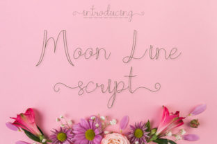 Moon Line: A Unique Script Handwritten Font for Modern Design
