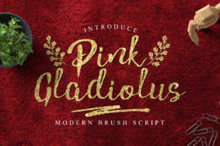 Pink Gladiolus: A Bold Script Font for Standout Campaigns