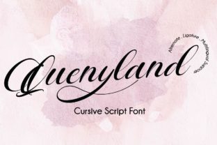 Quenyland: A Sweet Script Font for Modern Branding
