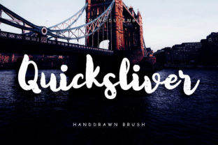 Quicksliver: The Premium Script Handwritten Font for Scroll-Stopping Visuals