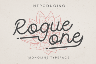 Rogue One: The Premium Script Font for Polished Brand Identity