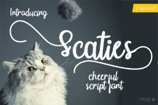Scaties: The Playful Handwritten Script for Your Creative Shop