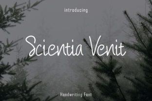 Scientia Venit: The Perfect Handwritten Font for Crafters