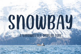 Snowbay: A Playful Script Handwritten Font for Editorial Design