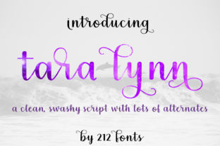 Tara Lynn: A Unique Script Handwritten Font for Editorial Design