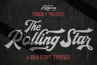 The Rollingstar: A Bold Script Typeface for Dynamic Campaigns